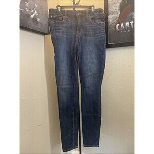 Gap Women's Legging Jeans Size 27 Dark Wash Slim Straight Denim Mid Rise Casual